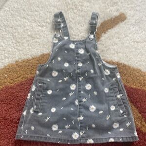 Zara kids daisy denim overalls 18-24 months